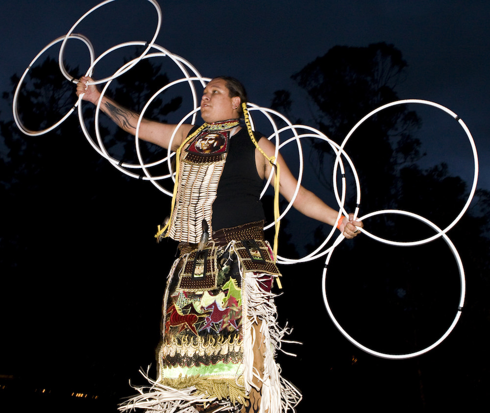 American Indian dancer, Dreaming Festival, Australia, 2008